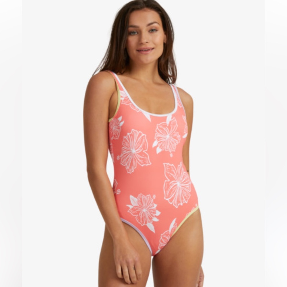 Roxy floral bathing suit